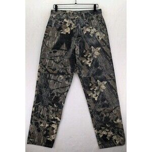Wrangler Mossy Oak Camo Double Knee Jeans Men's Size 32x32 Outdoor Hunting Y2K